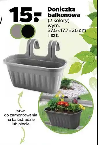 Netto Doniczka 37.5 x 17.7 x 26 cm oferta