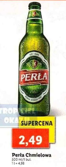 Lidl Perła Chmielowa 500ml oferta