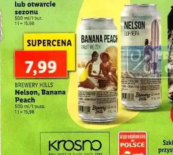 Lidl Nelson, Banana Peach 500ml oferta