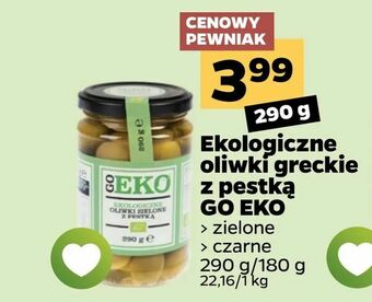 Netto Ekologiczne oliwki greckie z pestką GO EKO oferta