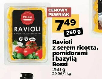 Netto Ravioli z serem ricotta, pomidorami i bazylią Rossi oferta
