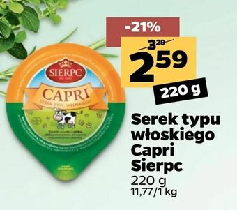 Netto Serek typu włoskiego Capri Sierpc oferta