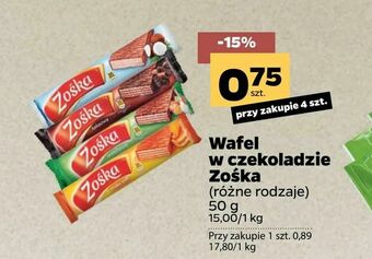 Wafel w czekoladzie Zośka