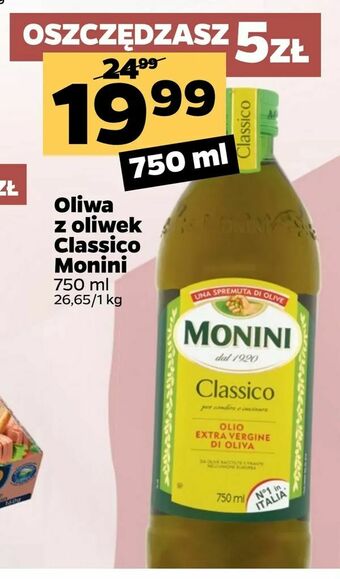 Netto Oliwa z oliwek Classico Monini oferta