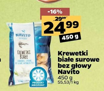 Netto Krewetki białe surowe bez głowy Navito oferta