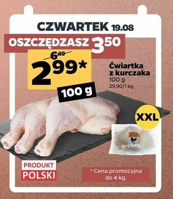 Netto Ćwiartka z kurczaka oferta