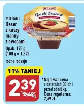ALDI Deser z kaszką manną i owocami oferta