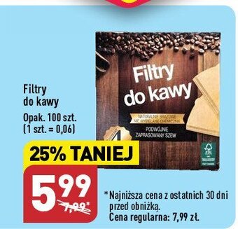 ALDI Filtry do kawy oferta