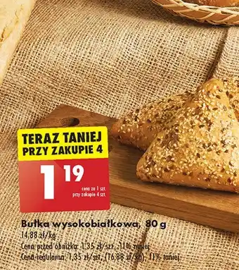 ALDI Bułka wysokobiałkowa oferta