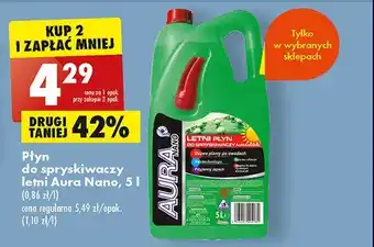 Biedronka Płyn do spryskiwaczy letni oferta