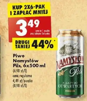 Namysłów Piwo Pils, 6x500 ml