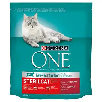 Avita Purina one sterilcat karma dla kotów bogata w wołowinę i pszenicę 450 g oferta