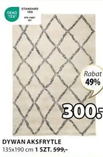 JYSK DYWAN AKSFRYTLE 135x190 cm 1 SZT. oferta