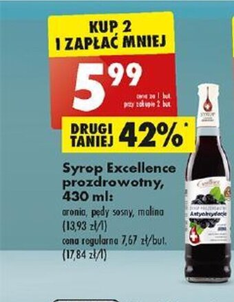 Biedronka Syrop Excellence prozdrowotny, 430 ml oferta