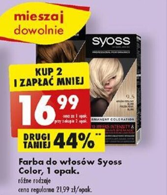 Biedronka Farba do włosów Syoss Color, 1 opak. oferta