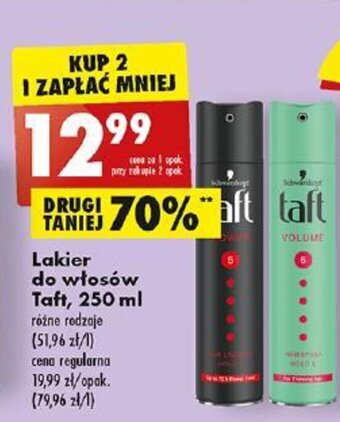 Biedronka Lakier do włosów Taft, 250 ml oferta