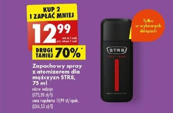 Biedronka Zapachowy spray z atomizerem dla mężczyzn STR8, 75 ml oferta