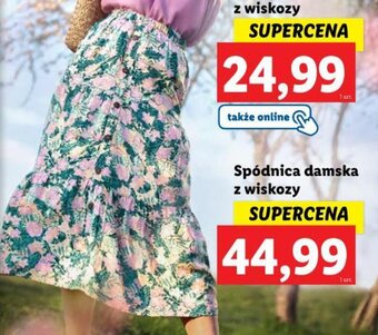 Lidl Spódnica damska z wiskozy oferta