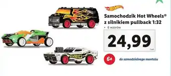 Lidl Samochodzik Hot WheelsⓇ z silnikiem pullback 1:32 oferta