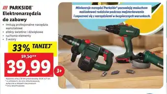 Lidl PARKSIDEⓇ Elektronarzędzia do zabawy oferta