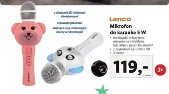 Lidl Lenco Mikrofon do karaoke 5 W oferta