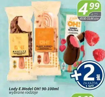 Społem Lody E.Wedel OH! 90-100ml oferta