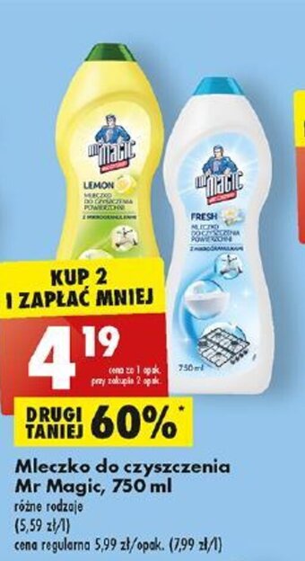 Biedronka Mleczko do czyszczenia Mr Magic, 750 ml oferta