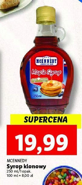 Lidl Syrop klonowy oferta