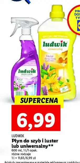 Lidl Płyn do szyb i luster kwiat wiśni i lotosu oferta