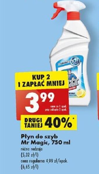 Biedronka Płyn do szyb Mr Magic, 750 ml oferta