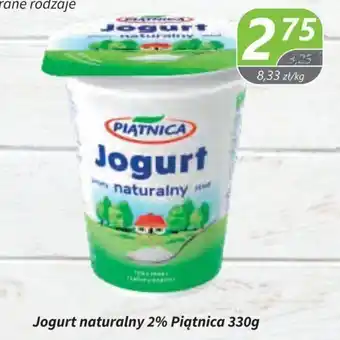 Społem Jogurt naturalny 2% Piątnica 330g oferta