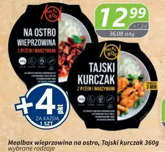 Społem Mealbox wieprzowina na ostro, Tajski kurczak 360g oferta