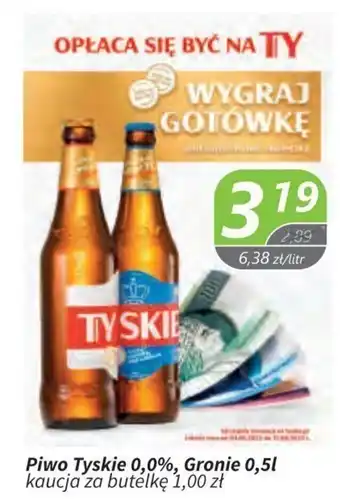 Społem Piwo Tyskie 0,0%, Gronie 0,5l oferta