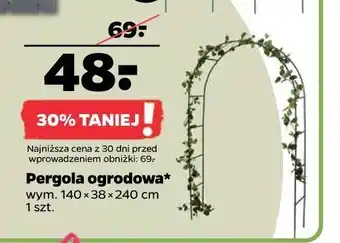 Netto Pergola ogrodowa 140 x 38 240 cm oferta