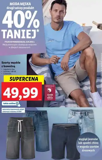 Lidl Szorty męskie 48-58 oferta