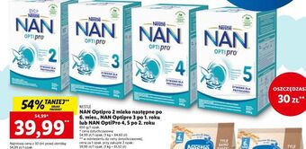Lidl Mleko 4 nestle nan optipro oferta
