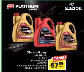 Carrefour Olej silnikowy max expert 5w30 xf orlen oil oferta