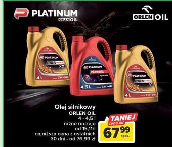 Carrefour Olej silnikowy max expert 5w30 xd orlen oil oferta