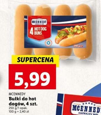 Lidl Bułki do hot-dogów mcennedy oferta
