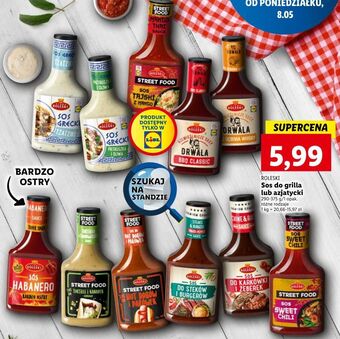 Lidl Sos sweet chili roleski street food oferta