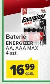 Carrefour Baterie aa energizer max oferta
