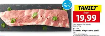 Lidl Żeberka paski rzeźnik codzienna dostawa oferta