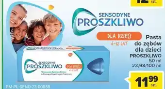 Carrefour Pasta do zębów 6-12 lat sensodyne pro szkliwo dla dzieci oferta