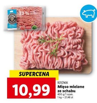 Lidl Mięso mielone ze schabu rzeźnik codzienna dostawa oferta