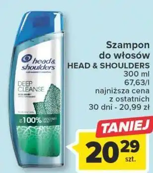 Carrefour Szampon do włosów deep cleanse mint head&shoulders oferta