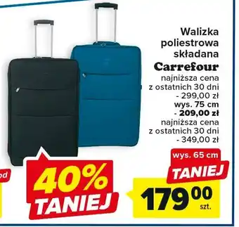 Carrefour Walizka 75 cm oferta