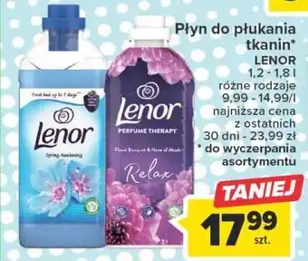 Carrefour Płyn do prania relax kwiat lotosu lenor parfumelle oferta