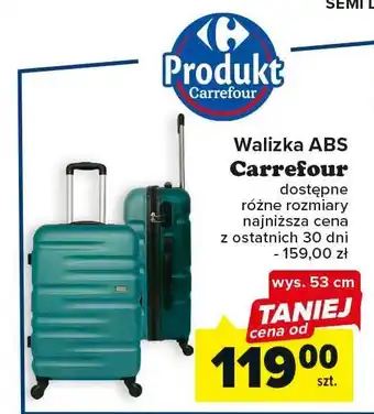 Carrefour Walizka miękka 53 cm oferta
