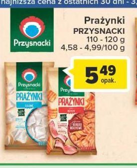 Carrefour Prażynki bekonowe przysnacki oferta