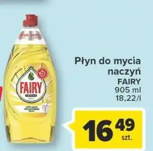 Carrefour Płyn do mycia naczyń lemon & lime fairy platinum oferta